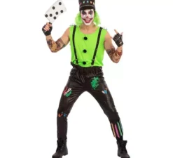Costume da clown motociclista da uomo