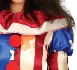 Costume da Clown Patriota Sanguinario per donna