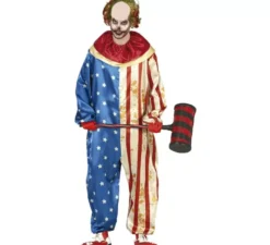 Costume da clown patriota sinistro per uomo