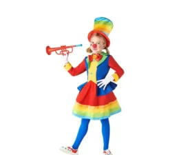 Costume da clown pittoresco per bambina