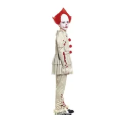 Costume da clown sadico bianco per bambino