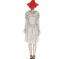 Costume da clown sadico bianco per donna