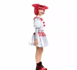 Costume da clown spaventoso per bambine