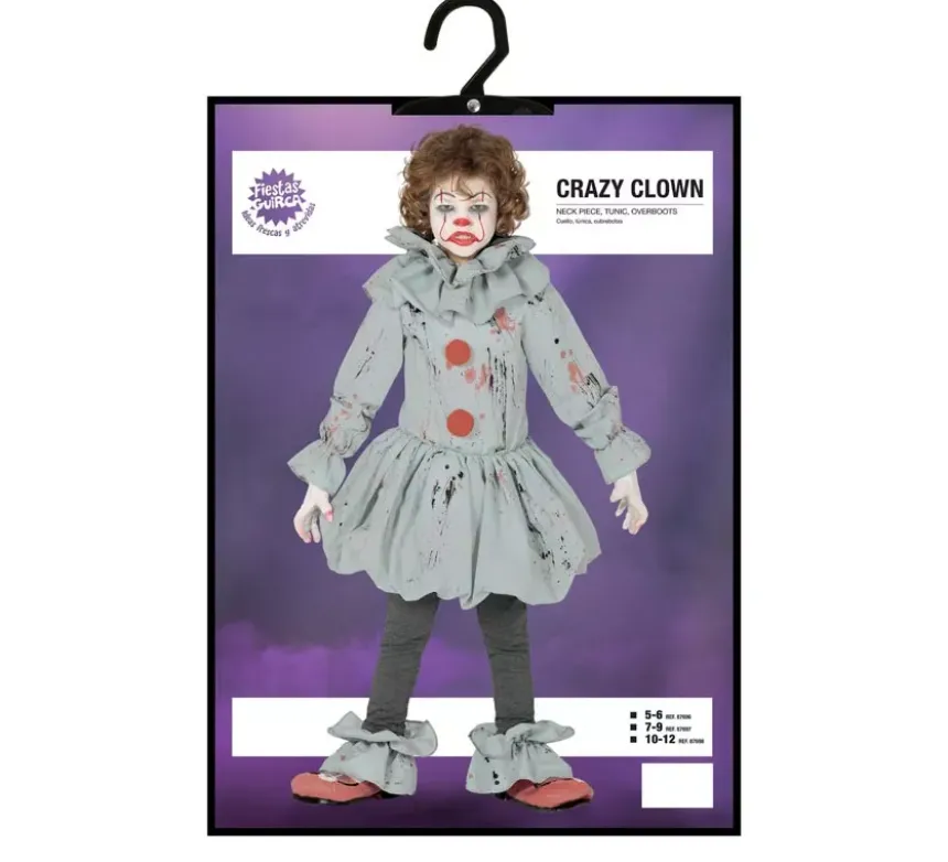 Costume da clown spaventoso per bambino