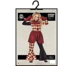 Costume da clown spaventoso scozzese per ragazze