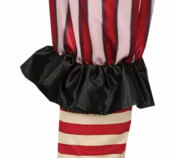 costume da clown strisce per gli uomini