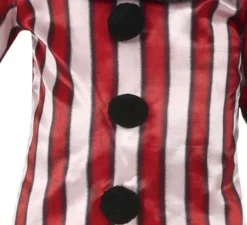 costume da clown strisce per i bambini
