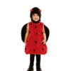 Costume da Coccinella in peluche perbambina