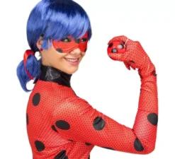 Costume da coccinella miracoloso con parrucca da donna