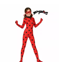 Costume da coccinella miracoloso con parrucca da donna