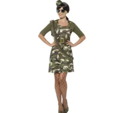 Costume da combattimento militare da cadetto per donna