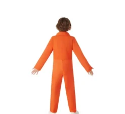 Costume da condannato arancione per bambini
