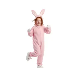 Costume da coniglio rosa per bambini