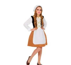 Costume da contadina medievale per bambina