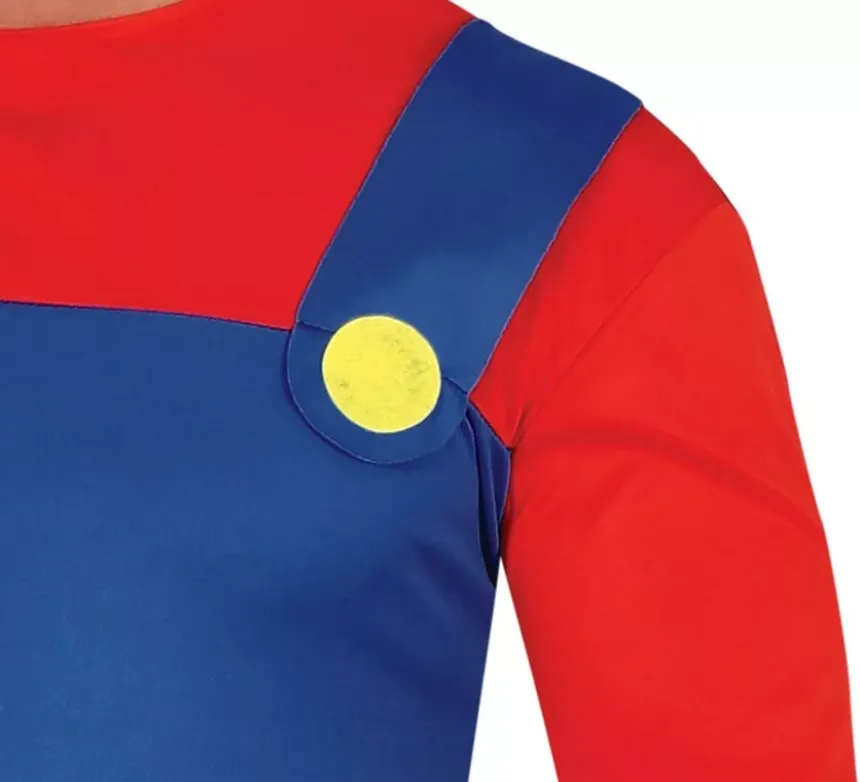 Costume da contadino o idraulico 2 in 1 per uomo