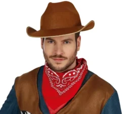 Costume da cowboy classico con gilet per uomo