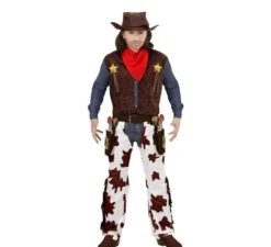 Costume da cowboy con bandana per bambini e ragazzi