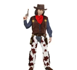 Costume da cowboy con bandana per bambini e ragazzi