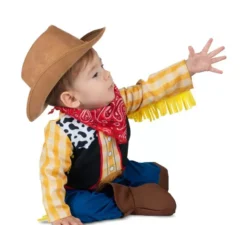 Costume da cowboy con cappello per neonato e bambino