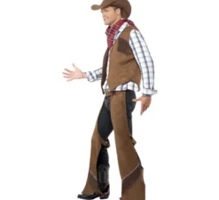 Costume da cowboy con frange per un uomo