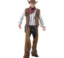 Costume da cowboy con frange per un uomo