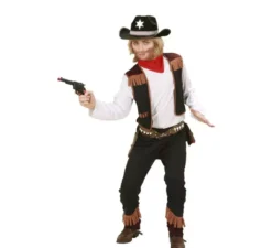 Costume da cowboy con gilet per bambini e ragazzi