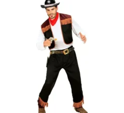 Costume da cowboy con gilet per uomo
