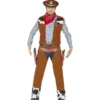 Costume da cowboy con gilet per uomo