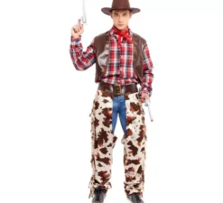 Costume da cowboy del vecchio West per uomo