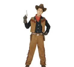 Costume da cowboy o indiano 2 in 1 per bambini e adolescenti