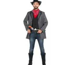 Costume da cowboy ribelle pistolero per uomo