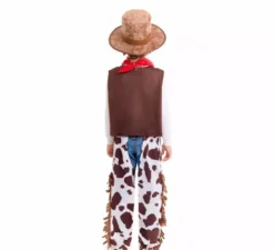 Costume da cowboy western con gambali per bambino