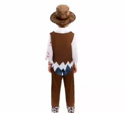 Costume da cowboy zombie per ragazzi