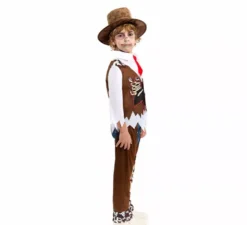Costume da cowboy zombie per ragazzi