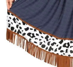 Costume da cowgirl con abito stampato per donna