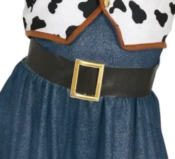 Costume da cowgirl con vestito stampato per bambina