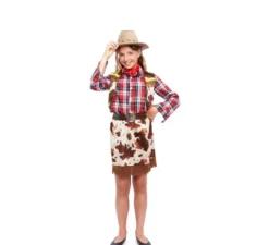 Costume da cowgirl del vecchio West per bambina