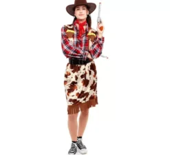 Costume da cowgirl del vecchio West per donna