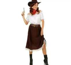 Costume da cowgirl occidentale per donna
