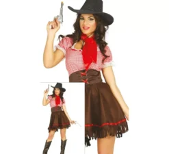 Costume da cowgirl o cowgirl per una donna