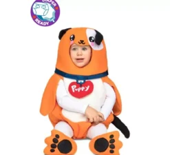 Costume da cucciolo arancione per bambino
