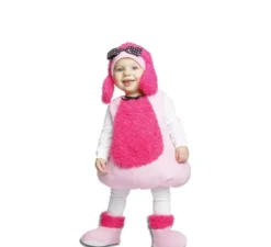 Costume da Cucciolo di barboncino rosa per bambina e bebé