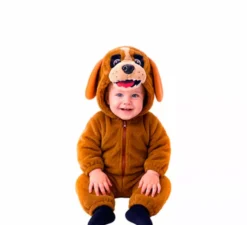 Costume da cucciolo marrone per bambini e neonati