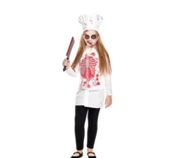 Costume da cuoca zombie per bambina
