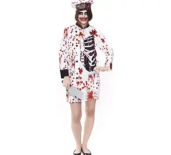 Costume da cuoca zombie per donna