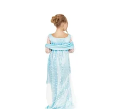 Costume da dama inglese di colore azzurro per bambina