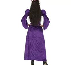 Costume da dama medievale viola per donna