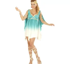 Costume da Dea blu dell'Olimpo per donna