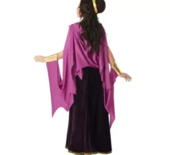Costume da dea greca con mantello per donna