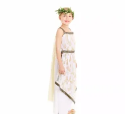 Costume da dea greca per bambina
